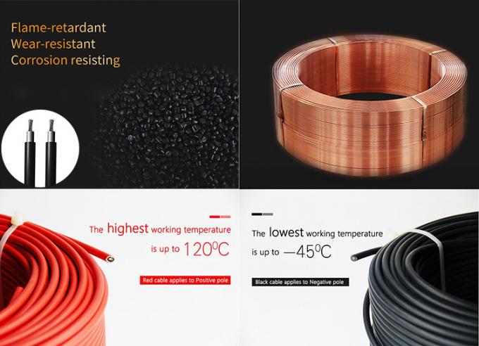 16mm² PV DC Solar Cable - Black and Red