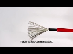 DC расклассифицировал черным красным провод кабеля 4mm2 PV панели солнечных батарей изолированный двойником качественный