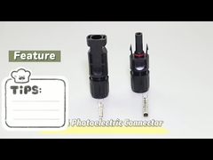 Медь покрыла watertight соединители панели солнечных батарей IP67 для устанавливать систему